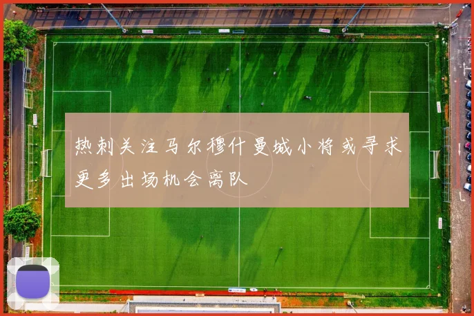 热刺关注马尔穆什曼城小将或寻求更多出场机会离队