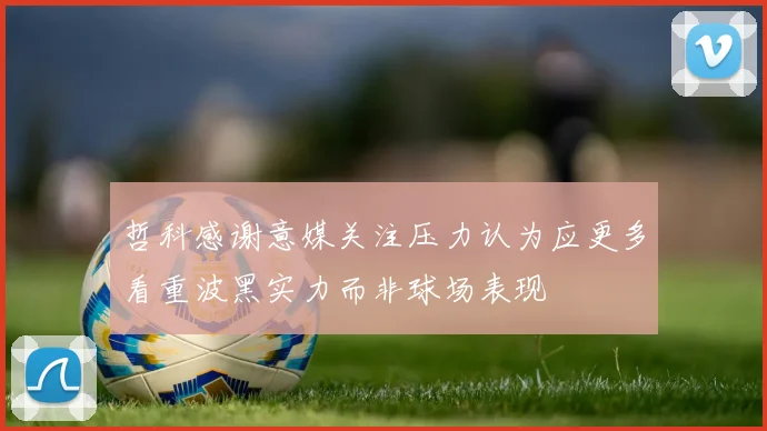 哲科感谢意媒关注压力认为应更多看重波黑实力而非球场表现